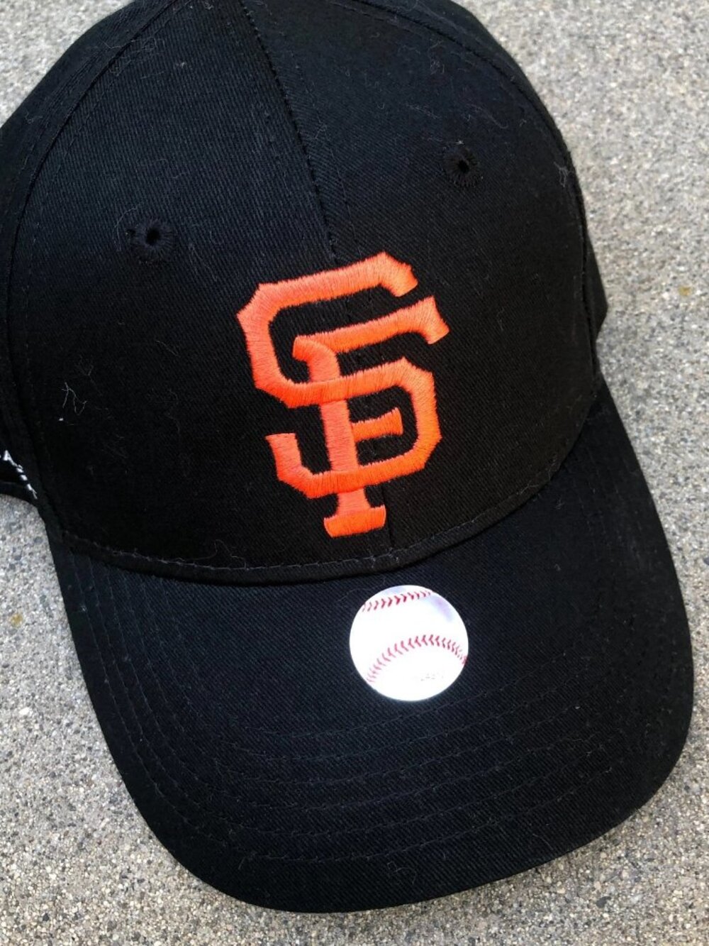 OC SPORTS San Francisco Giants Hat Men's Black Adjustable Cap Snapback BofA - Picture 3 of 7